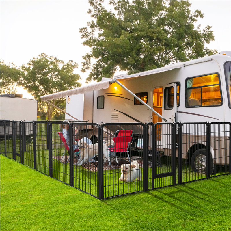 Yaheetech Outdoor Metal Dog Pen & Reviews Wayfair